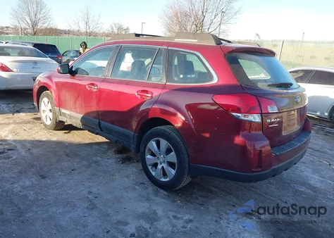 2012 Subaru Outback 2.5I from USA, damaged, VIN 4S4BRBAC5C3245927